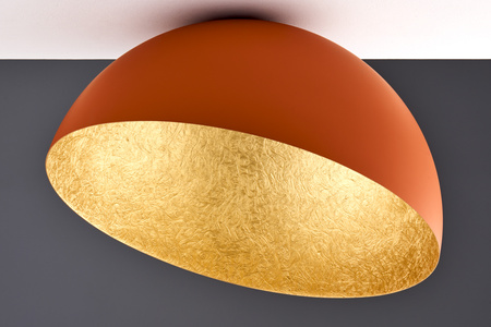 Plafon kopuła ceglany_złoty Sigma Lighting SFERA 50 41518