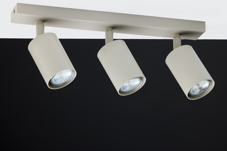 Reflektory sufitowe led szary beż Sigma Lighting ZOOM 3 41515