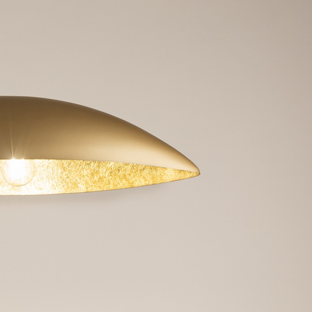 Lampa wisząca z żywicy złota Sigma Lighting Gondola L 40640