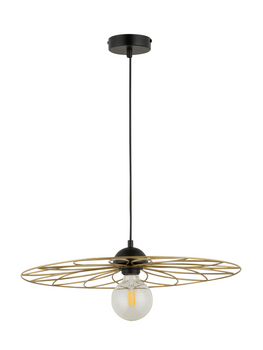 Lampa wisząca kwiat druciana złota Sigma Lighting FLOWER M 32054