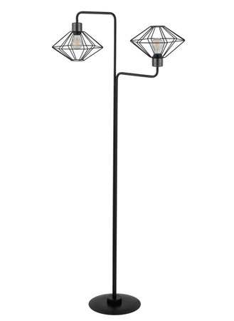 Lampa podłogowa diament druciana czarna Sigma Lighting - VARIO 50354