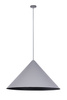 Lampa wisząca Vesuvio szary/czarny M 3xE27 41053