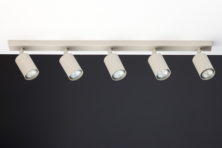 Reflektory sufitowe led szary beż Sigma Lighting ZOOM 5 41517