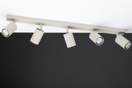 Reflektory sufitowe led szary beż Sigma Lighting ZOOM 5 41517