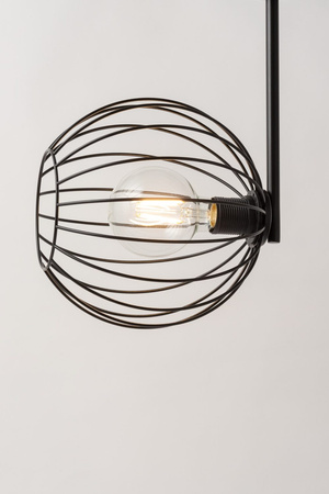 Lampa sufitowa druciana czarna Sigma Lighting CHERRY 1 32361