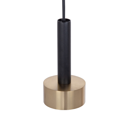 STAMP 1 zwis + 1 plafon czarny/złoty szczotkowany 41252