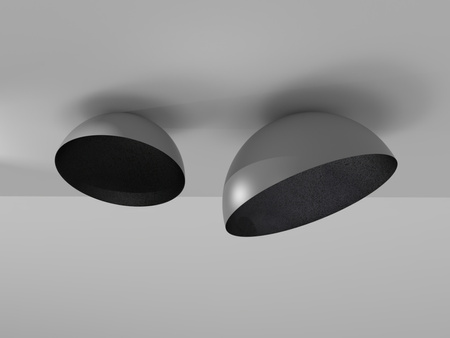 Plafon kopuła biało-złoty Sigma Lighting SFERA 50 32465