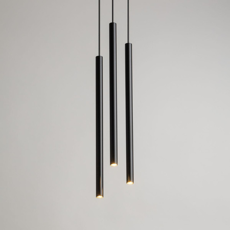 Lampa wisząca sople czarna Sigma Lighting SOPEL 3 koło 33622