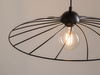 Lampa wisząca druciana czarna Sigma Lighting PANAMA M 32414