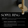 SOPEL RING 2 kinkiet złoty 41231