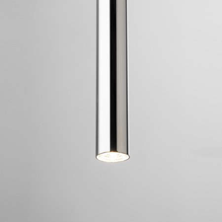 Lampa wisząca rurka SOPEL LUX 7 długi czarno-srebrny 40746