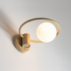 Kinkiet ring kula złoto-beżowy Sigma Lighting AQUA 33482