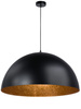Lampa wisząca duża 90 cm czarno-miedziana Sigma Lighting SFERA 90 30126