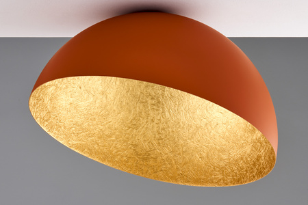 Plafon kopuła ceglany_złoty Sigma Lighting SFERA 50 41518