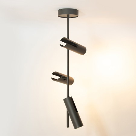 LEDA 3 plafon ciemna oliwka 41155