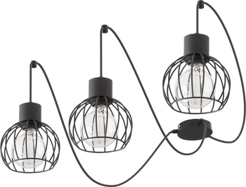 Lampa wisząca Sigma Lighting Luto Koło 3 czarny mat 31151