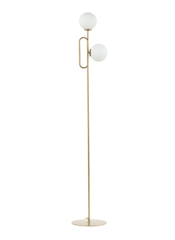 Lampa podłogowa kulki mleczne złota Sigma Lighting TES 50362