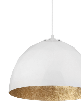 Lampa wisząca DIAMENT biało-złoty M Sigma Lighting 31373