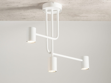 Lampa sufitowa nowoczesna biała Sigma Lighting LUIS 3 33421