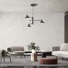Lampa wisząca metalowa czarna Sigma Lighting ARTIS 3 40527