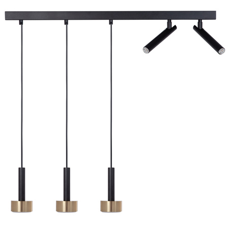 STAMP 3 zwis + 2 czarny/złoty szczotkowany 41254