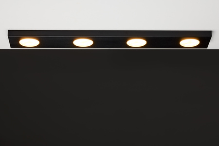 HERO 4 plafon prostokąt CZARNY 41503