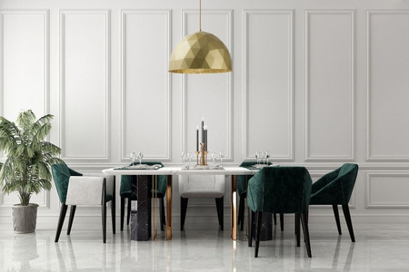 Lampa wisząca DIAMENT złoty L Sigma Lighting 32302