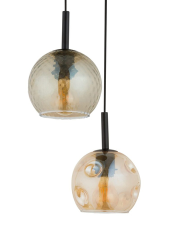 Lampa wisząca bursztynowa Sigma Lighting COMO 5 32183