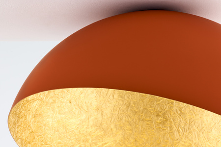 Plafon kopuła ceglany_złoty Sigma Lighting SFERA 50 41518