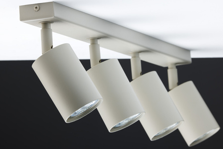 Reflektory sufitowe led szary beż Sigma Lighting ZOOM 4 41516