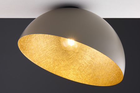 Plafon kopuła taupe_złoty Sigma Lighting SFERA 50 41519