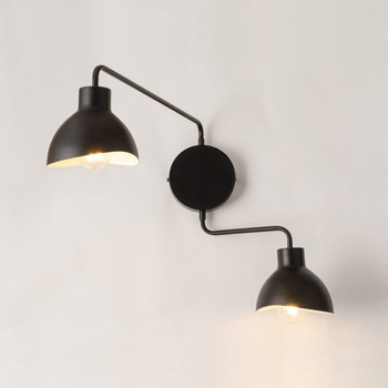 Kinkiet podwójny czarno-biały Sigma Lighting - HOLI 2 32490