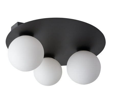 Plafon kule czarny Sigma Lighting ARGON 3 koło 33270