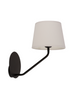 Kinkiet z abażurem czarno-biały Sigma Lighting LIZBONA 32114