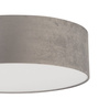 Plafon okrągły welurowy szary Sigma Lighting SOFT L 40654