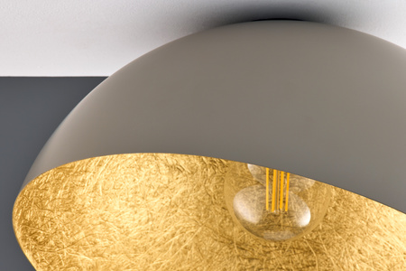 Plafon kopuła taupe_złoty Sigma Lighting SFERA 50 41519