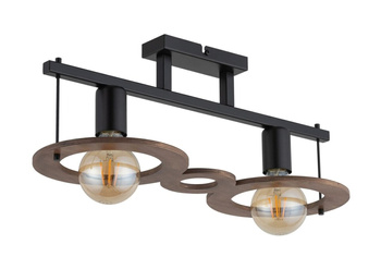 Plafon boho czarno-brązowy Sigma Lighting COFFEE 2 plafon 32487