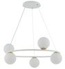 Lampa wisząca kule ring biała Sigma Lighting GAMA KOŁO 5 33385
