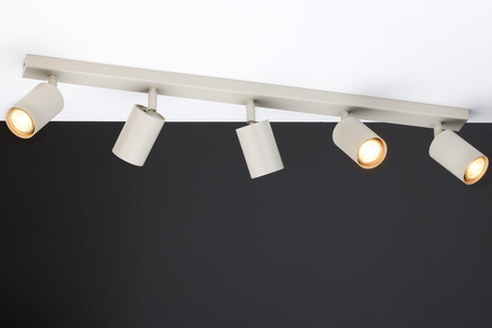 Reflektory sufitowe led szary beż Sigma Lighting ZOOM 5 41517