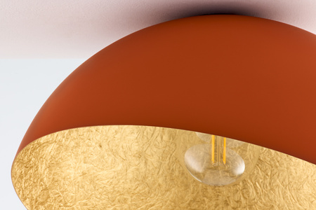 Plafon kopuła ceglany_złoty Sigma Lighting SFERA 50 41518