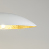 Lampa wisząca z żywicy biało-złota Sigma Lighting Gondola L 40636