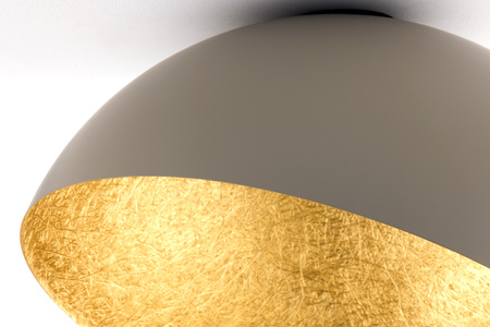 Plafon kopuła taupe_złoty Sigma Lighting SFERA 50 41519