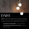 Lampa wisząca kule DAISY 3 Sigma Lighting złoto-transparentna 40758