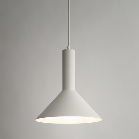 Lampa wisząca VITRUM stożek biały 40814