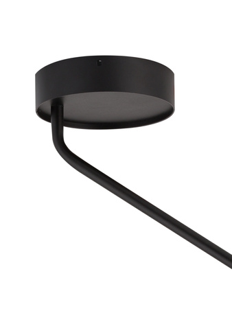 Lampa sufitowa abażur czarno-biała Sigma Lighting LIZBONA 1 32120