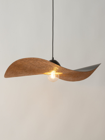 Lampa wisząca kapelusz czarno-miedziana Sigma Lighting KAPELLO L FI76 32339