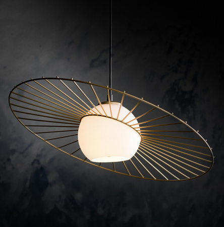 Lampa wisząca druciana złota Sigma Lighting SOL 2 32039