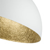 Plafon kopuła biało-złoty Sigma Lighting SFERA 50 32465