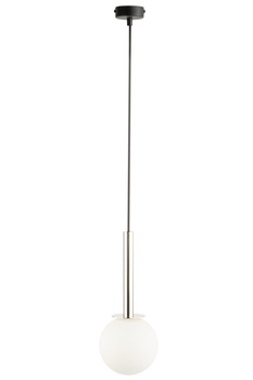 Lampa wisząca kule DAISY 1 Sigma Lighting srebrno-biała 40763