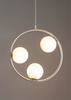 Lampa wisząca ring kula biała Sigma Lighting AQUA 3 33414